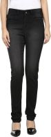 Adhaans Slim Fit Women's Black Jeans