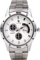 Costa Swiss CS-3001 Quirky White Analog Watch - For Boys, Men
