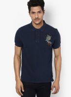 Ed Hardy Navy Blue Polo T-Shirt