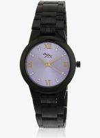 ILINA Black/Purple Analog Watch