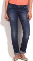 People Slim Fit Fit Women's Blue Jeans