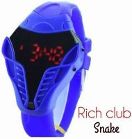 Rich Club Snake Shaped LED Digital Watch - For Boys, Girls