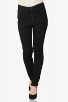 Unimod Slim Fit Women's Black Jeans