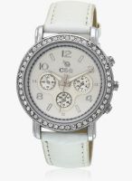 Chappin and Nellson White Metal Analog Watch