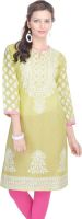 Fab Rajasthan Unique Arts Casual Printed Women's Kurti(Green) Fab Rajasthan Unique Arts Casual Printed Women's Kurti(Green)