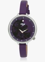 Helix Ti013hl0600-Sor Purple/Purple Analog Watch