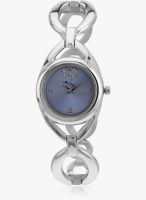 ILINA Ilhrtssblu Silver/Blue Analog Watch
