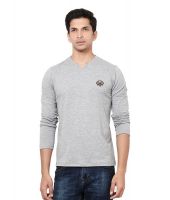 L.A. Seven Grey Cotton T-shirt