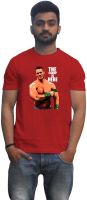 Lovely Collection Graphic Print Men's Round Neck Red T-Shirt