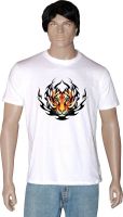 Tshirt.in Graphic Print Men's Round Neck White T-Shirt