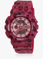 Casio Baby-G Ba-110Lp-4Adr (Bx033) Pink/Pink Analog & Digital Watch