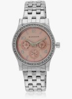 Giordano 6202-11 Silver/Pink Analog Watch