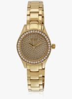 Guess Mini Pixie W0230l2 Golden/Golden Analog Watch