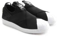 Adidas SUPERSTAR SLIP ON W Sneakers(Black)