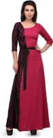 Bumpkin Women's Maxi Maroon, Black Dress