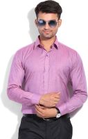 Hancock Men's Solid Formal Pink Shirt