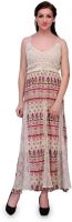 Samayra Women's Maxi Beige Dress