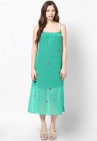 Tops and Tunics Women's Maxi Green Dress