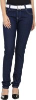 Adhaans Slim Fit Women's Blue Jeans