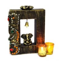 Gifts By Meeta Ganesha Frame N T Light Holders For Diwali