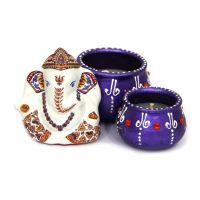 Gifts By Meeta Handcrafted Diyas N Ganesh Idol Gifts For Diwali