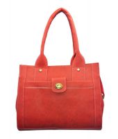 LADY QUEEN Red P.U. Shoulder Bag