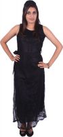 M&F Women's Maxi Black Dress