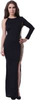N-Gal Women's Maxi Black Dress