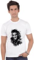 ShopMantra Graphic Print Men's Round Neck White T-Shirt