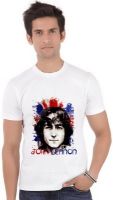 ShopMantra Graphic Print Men's Round Neck White T-Shirt