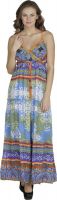 Svt Ada Collections Women's Maxi Blue Dress