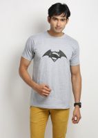 Weardo Printed Men's Round Neck Grey T-Shirt