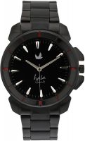 Hala black metal watch Analog Watch - For Men