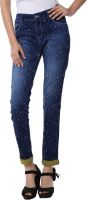 Adhaans Slim Fit Women's Blue Jeans