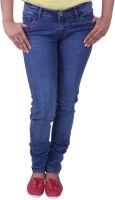 Austrich Slim Fit Women's Blue Jeans