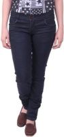 Austrich Slim Fit Women's Black Jeans