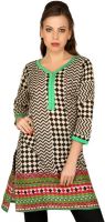 Cenizas Casual Printed Women's Kurti(Multicolor)