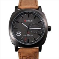 Curren Military-Black Analog Watch - For Boys