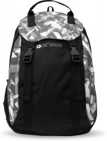 De' Bags Flipper Grey 10 L Small Backpack(Black And Grey Graphic Print)