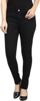 Fashion Flag Slim Fit Women's Black Jeans