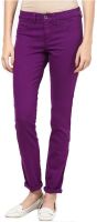 Goodkarma Slim Fit Women's Purple Jeans