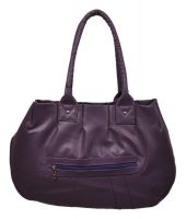 Speed Dot Purple Zip Hand Bag