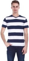 Zobello Striped Men's V-neck Multicolor T-Shirt