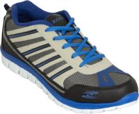 Zovi Black And Beige Sports With Beige And Grey Detailing Running Shoes(Grey)