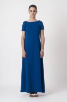 Afamado Women's Layered Blue Dress