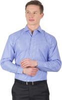 Arihant Men's Striped Formal Blue Shirt