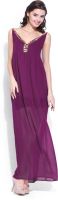 Dressberry Women's Maxi Purple Dress