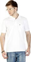 Duke Stardust Solid Men's Polo Neck White T-Shirt