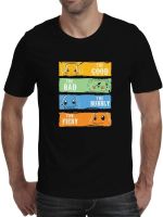 Fanideaz Printed Men's Round Neck Black T-Shirt