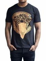 FugazeeLifestyle Printed Men's Round Neck Black T-Shirt